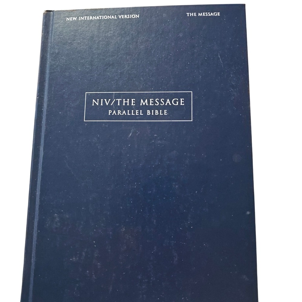 NIV/The Message® Parallel Bible Hardcover  Zondervan‎ Blue
